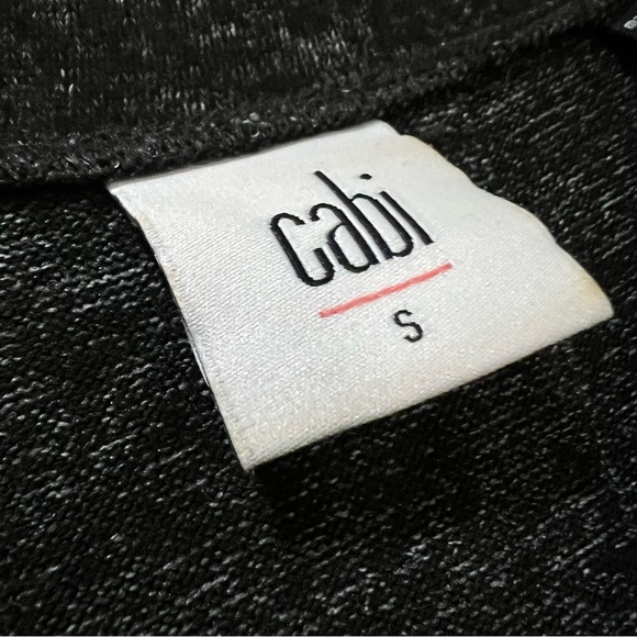 Cabi Small PJ Black Sweater Dress 3829 Long Sleeve Open Back B5 - Picture 5 of 6
